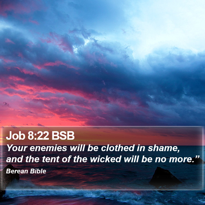 Job 8:22 BSB Bible Study