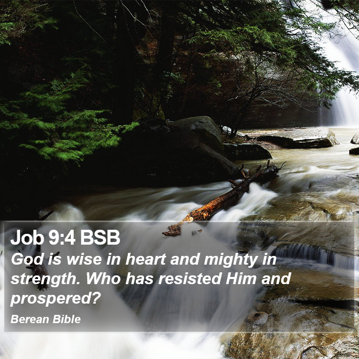 Job 9:4 BSB Bible Study