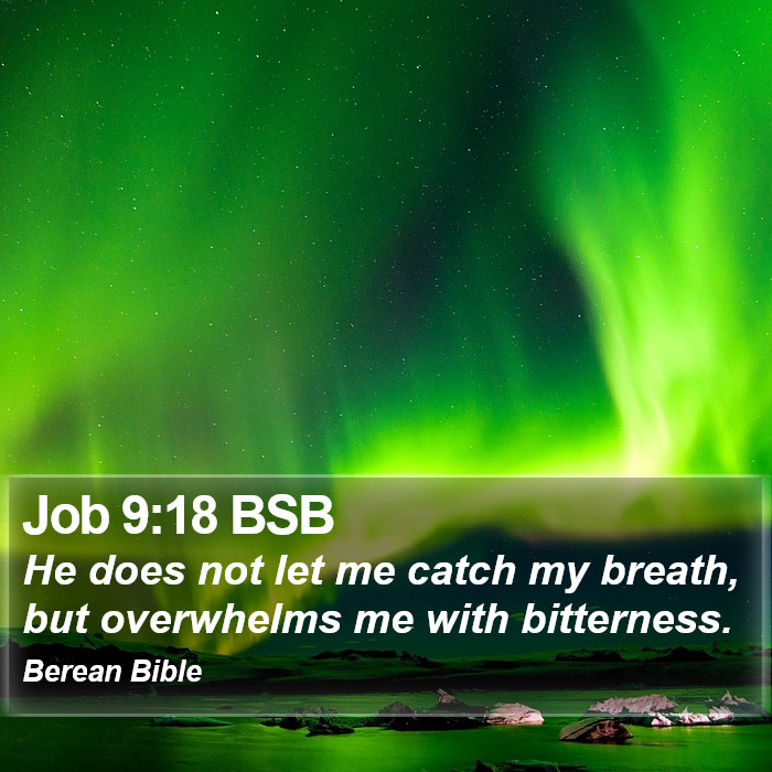 Job 9:18 BSB Bible Study