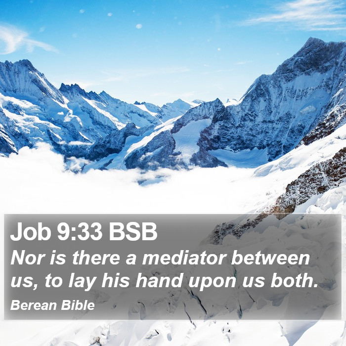 Job 9:33 BSB Bible Study