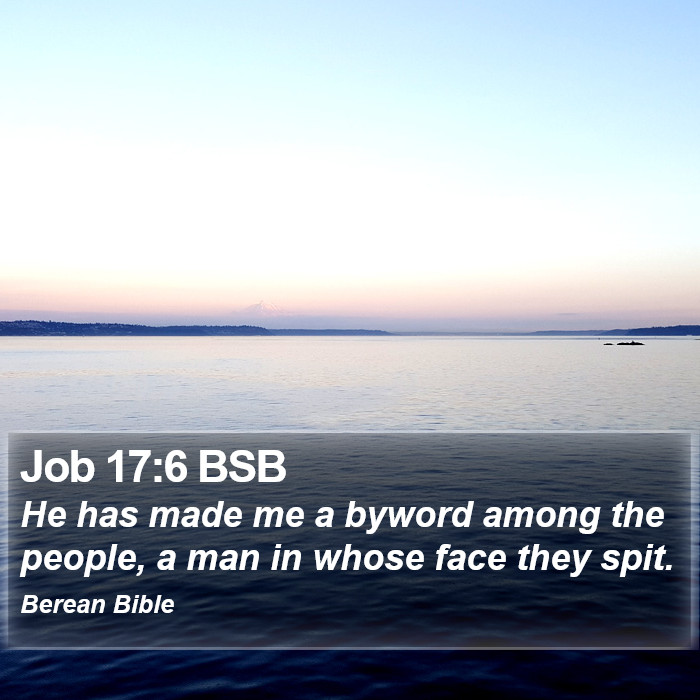 Job 17:6 BSB Bible Study