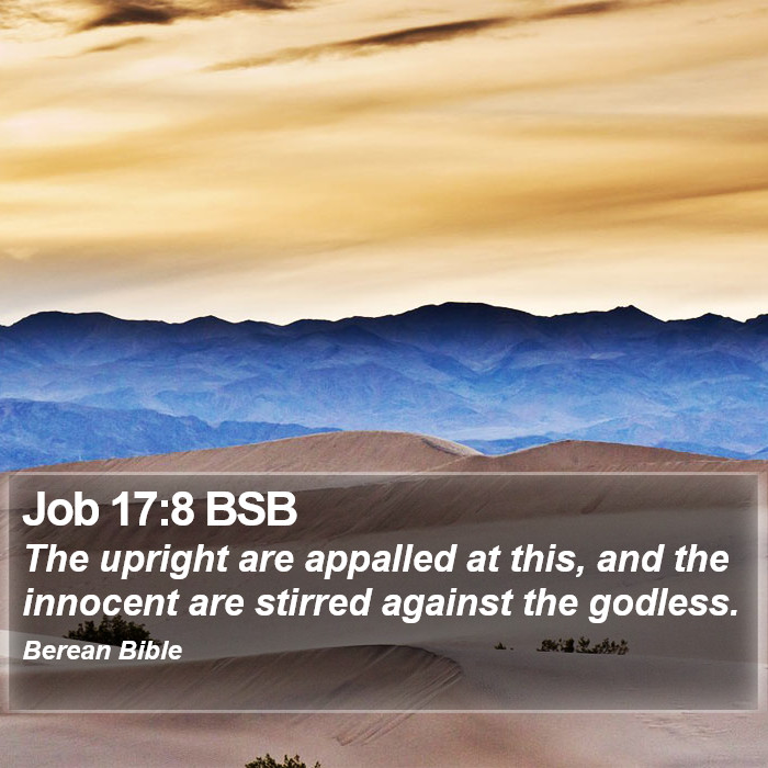 Job 17:8 BSB Bible Study