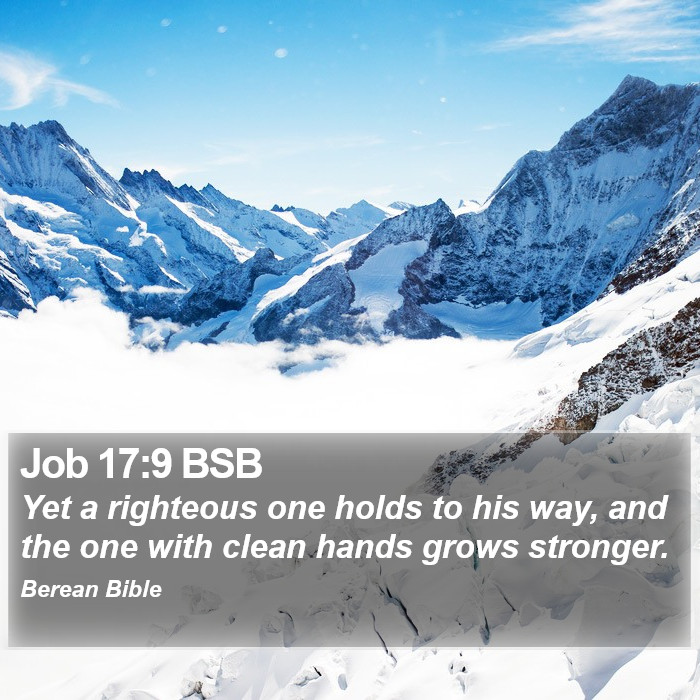 Job 17:9 BSB Bible Study