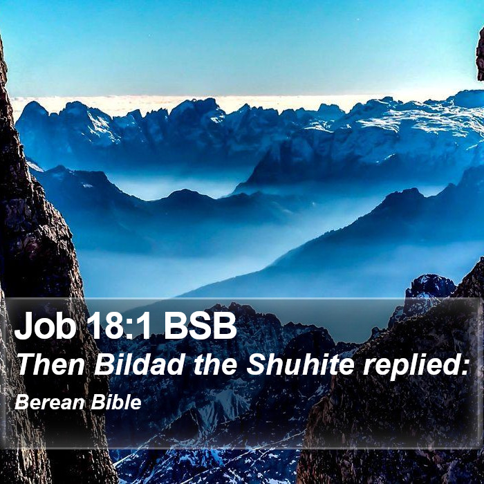 Job 18:1 BSB Bible Study