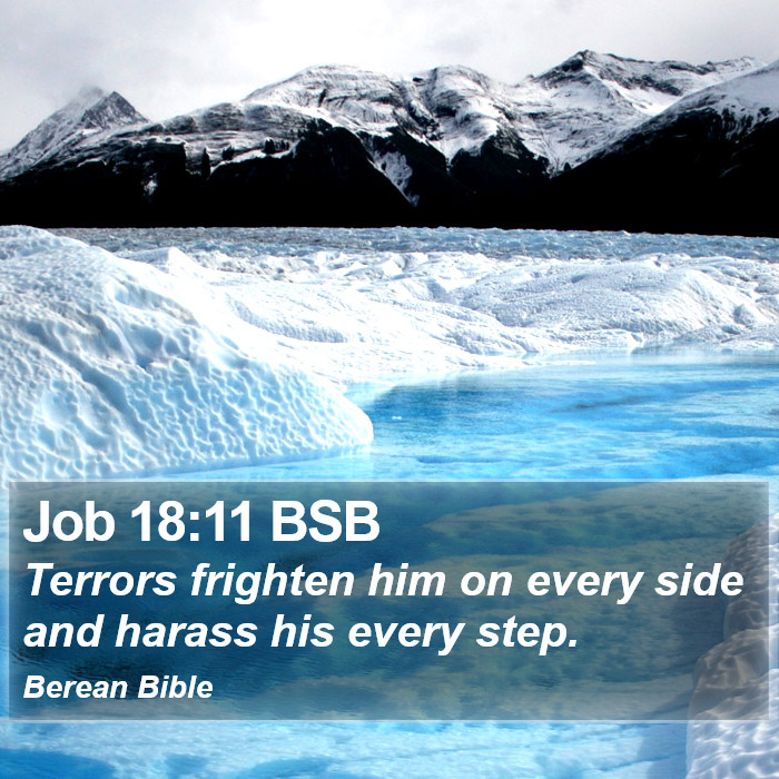 Job 18:11 BSB Bible Study