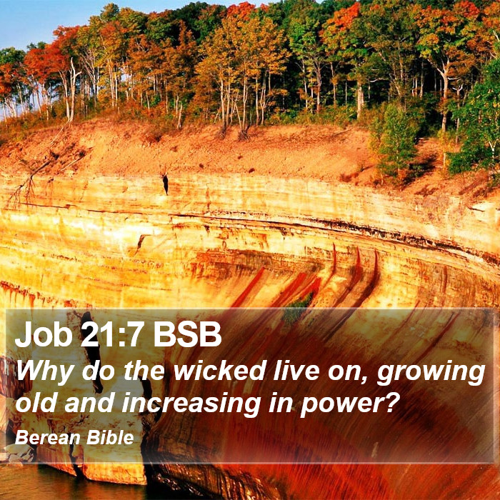 Job 21:7 BSB Bible Study