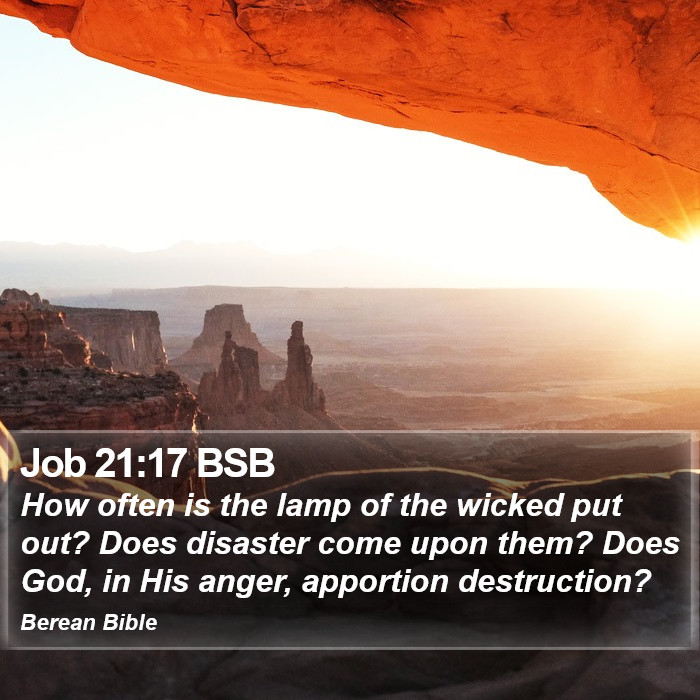 Job 21:17 BSB Bible Study