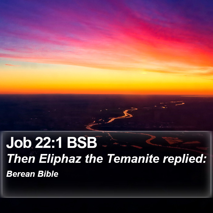 Job 22:1 BSB Bible Study