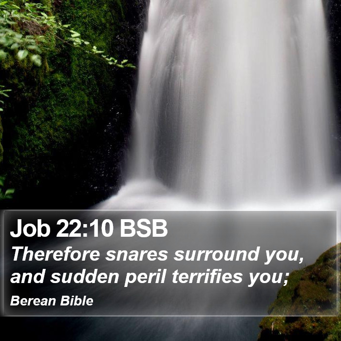 Job 22:10 BSB Bible Study