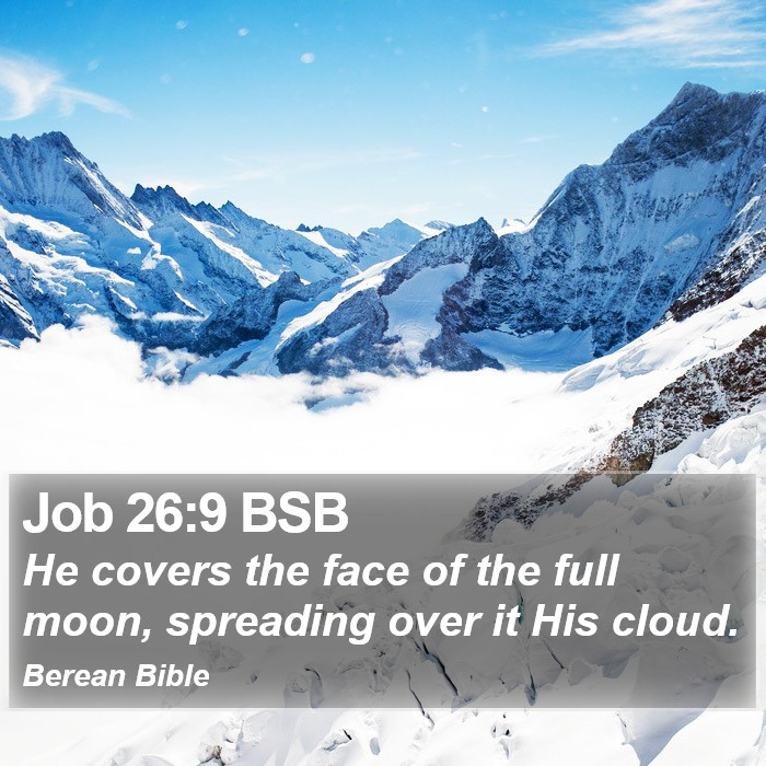 Job 26:9 BSB Bible Study