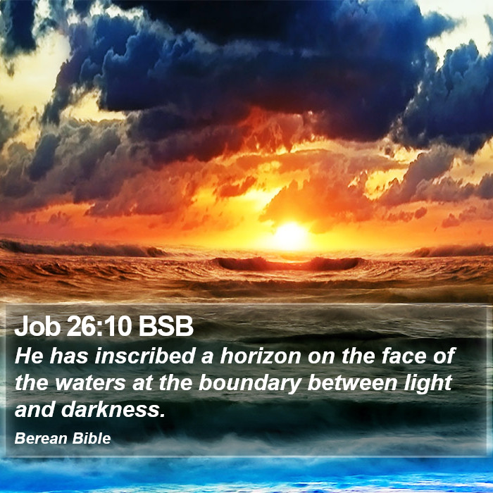 Job 26:10 BSB Bible Study