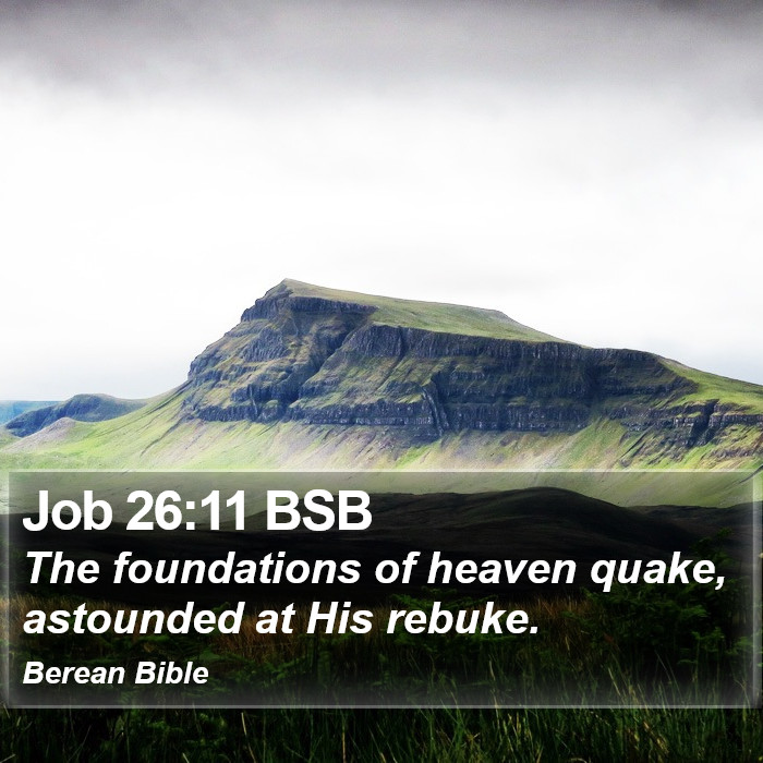 Job 26:11 BSB Bible Study