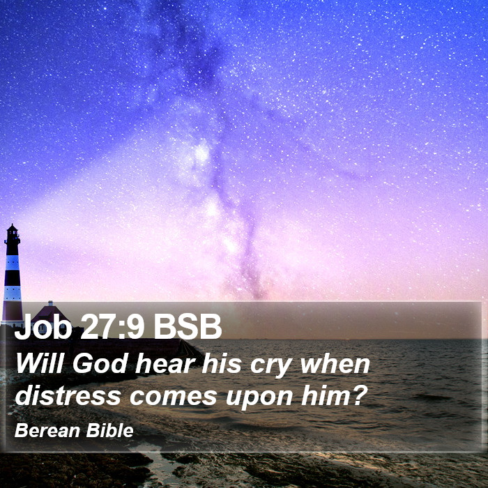 Job 27:9 BSB Bible Study