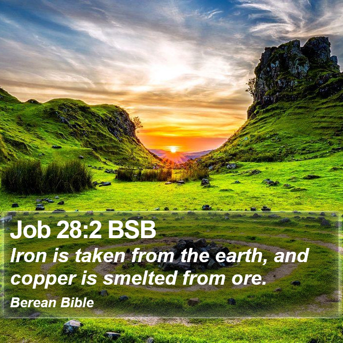 Job 28:2 BSB Bible Study