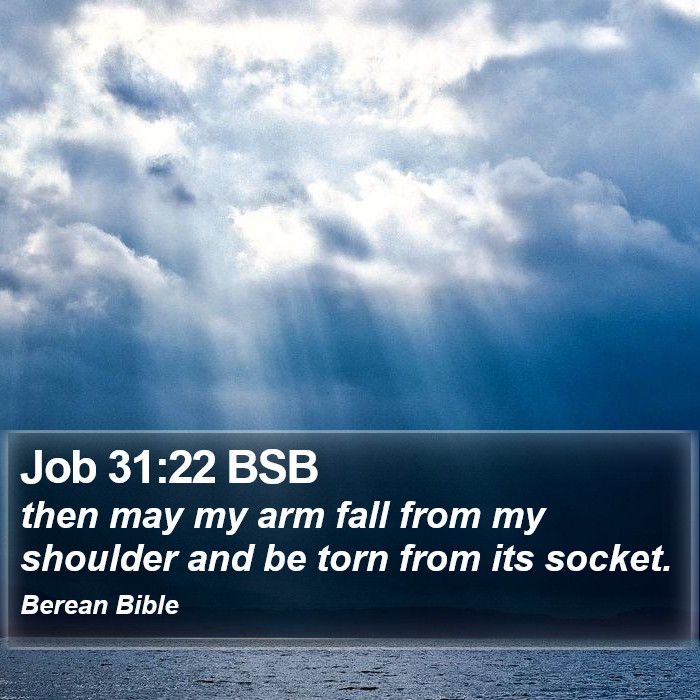 Job 31:22 BSB Bible Study