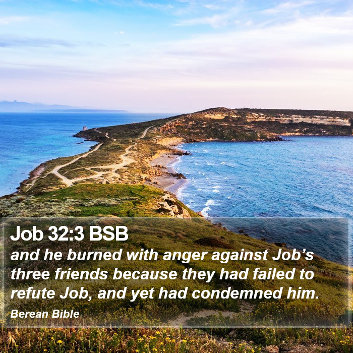 Job 32:3 BSB Bible Study