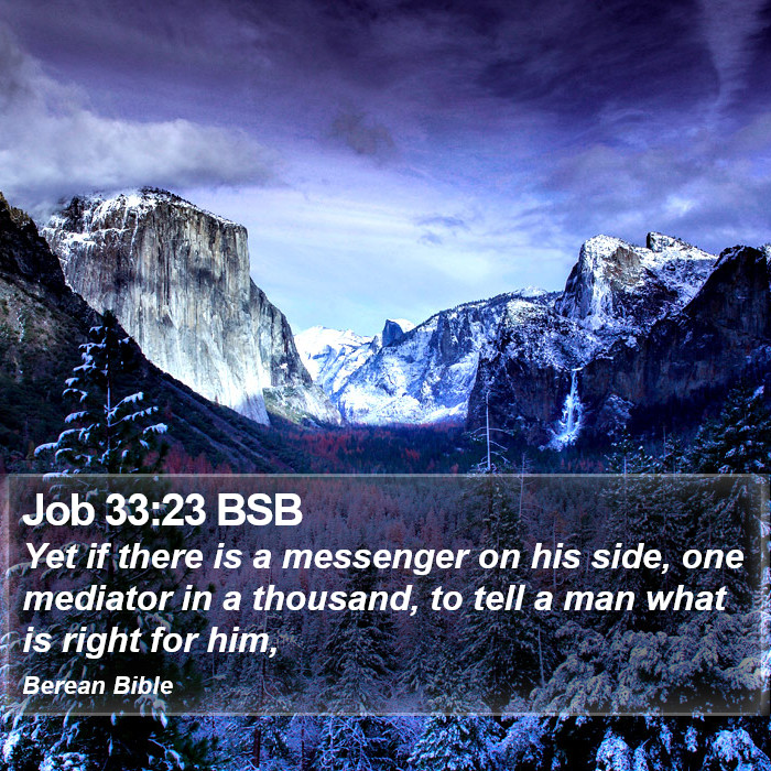 Job 33:23 BSB Bible Study