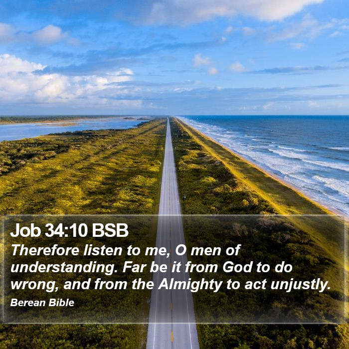 Job 34:10 BSB Bible Study