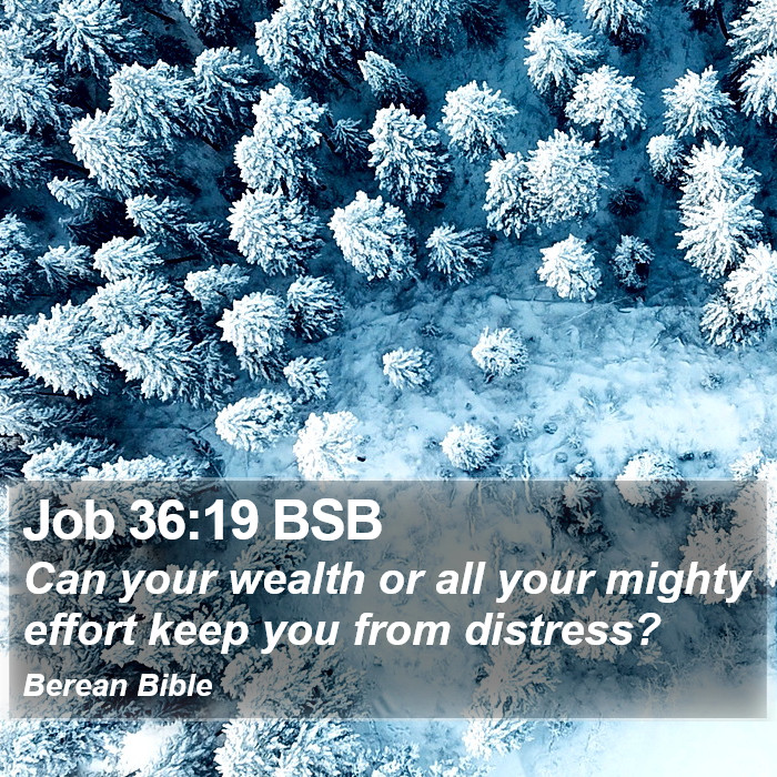 Job 36:19 BSB Bible Study