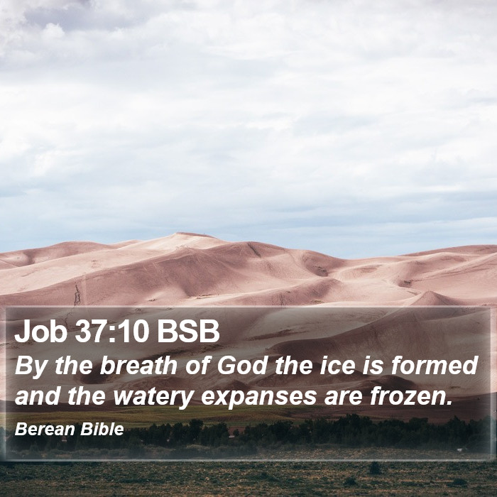 Job 37:10 BSB Bible Study