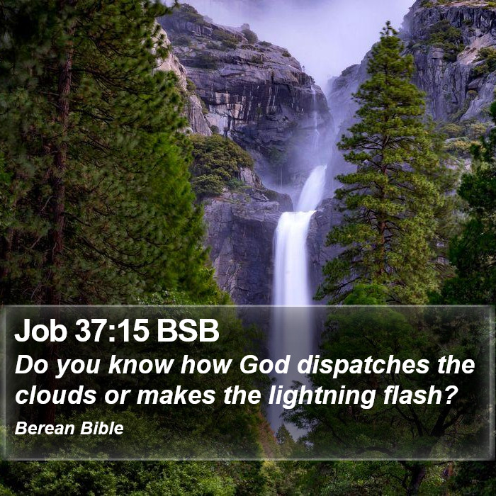 Job 37:15 BSB Bible Study