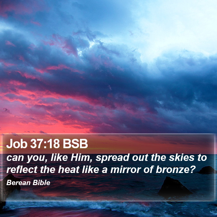 Job 37:18 BSB Bible Study