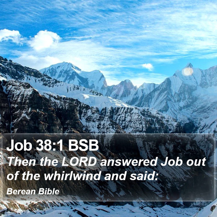 Job 38:1 BSB Bible Study