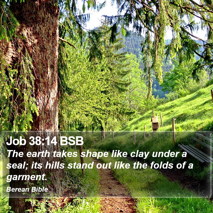 Job 38:14 BSB Bible Study