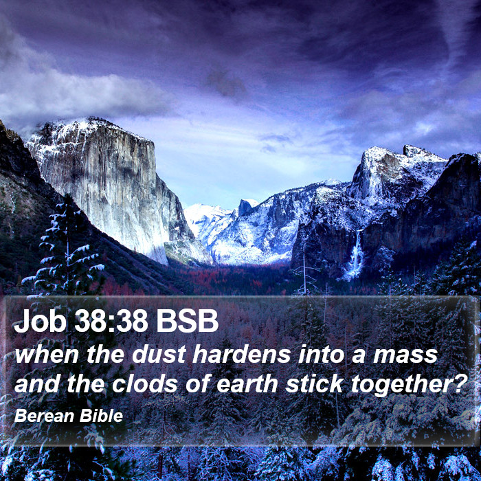 Job 38:38 BSB Bible Study