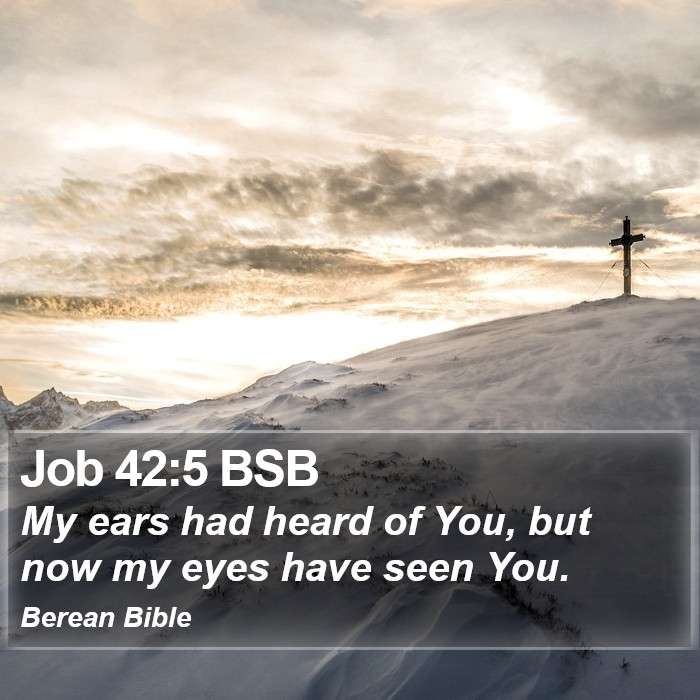 Job 42:5 BSB Bible Study