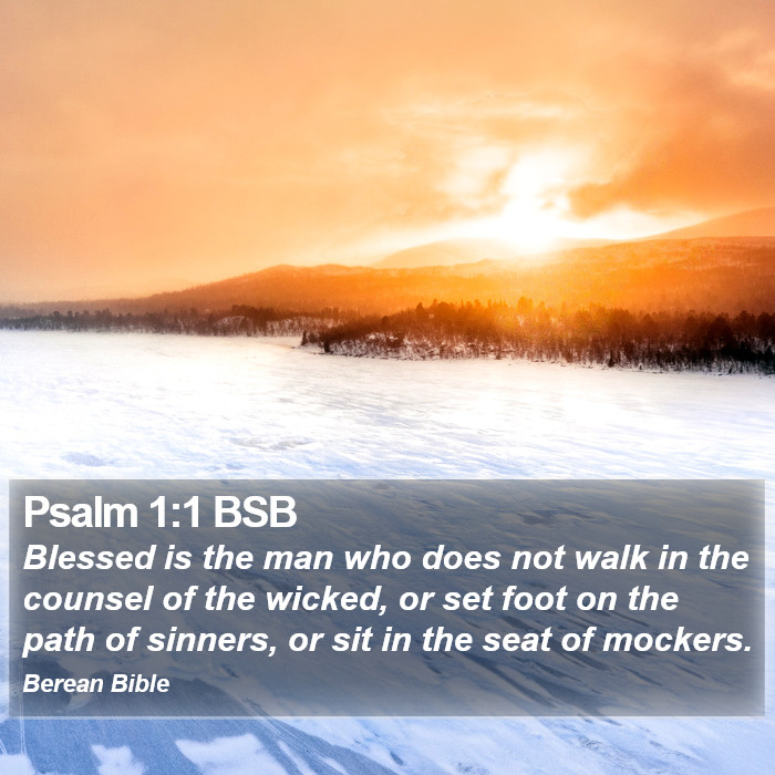 Psalms 1:1 BSB Bible Study