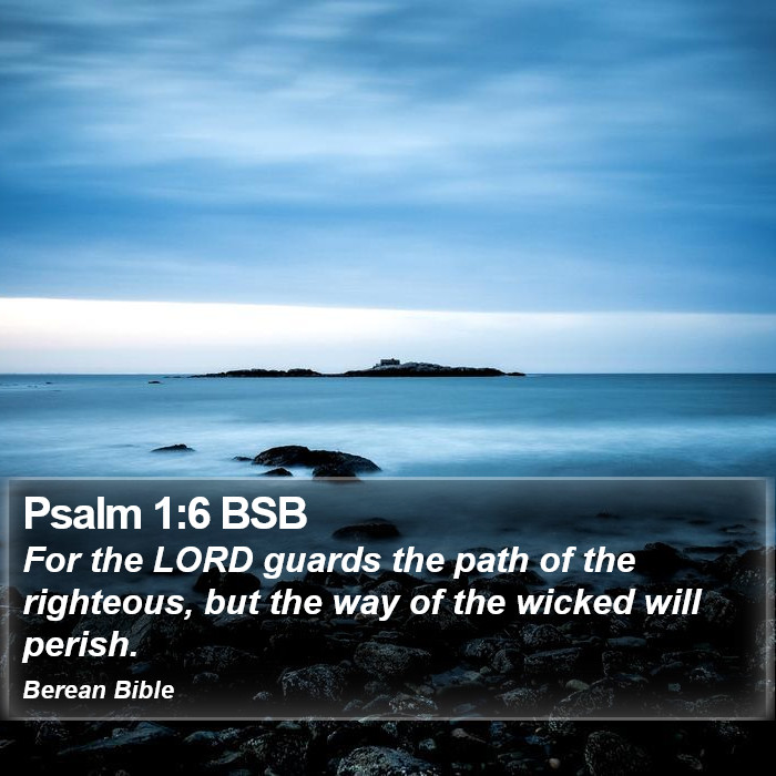 Psalms 1:6 BSB Bible Study