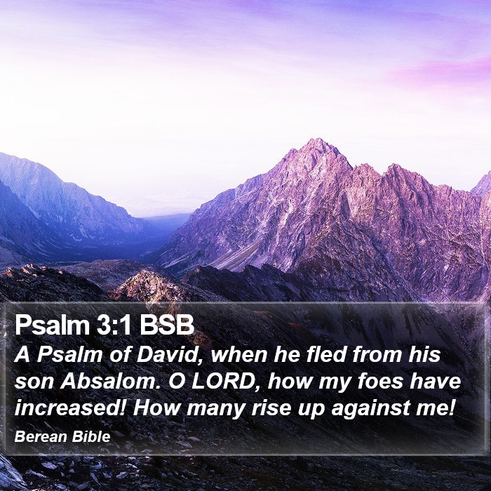 Psalms 3:1 BSB Bible Study