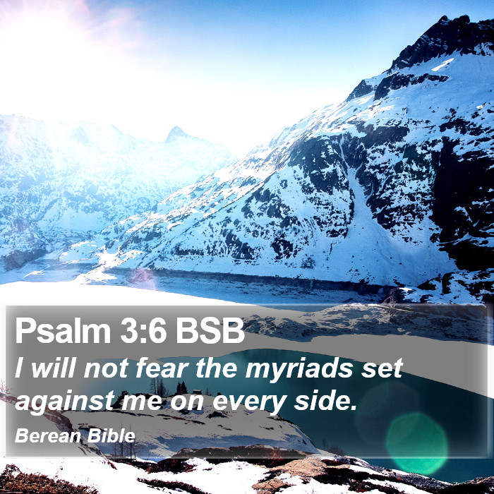 Psalms 3:6 BSB Bible Study