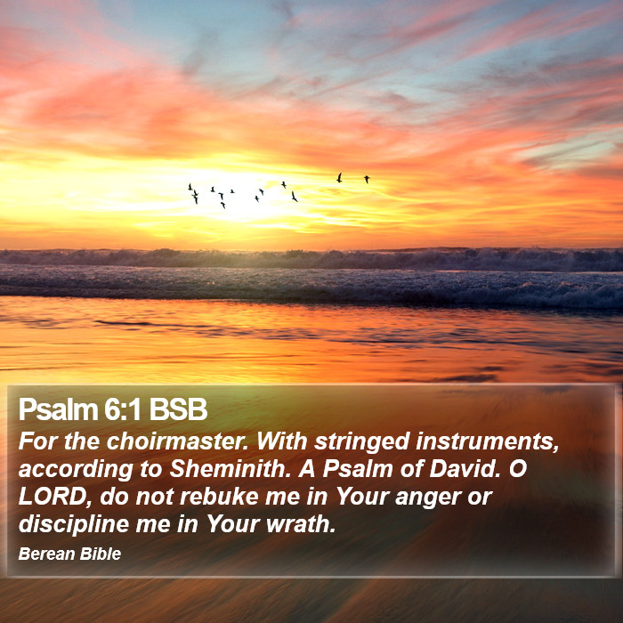 Psalms 6:1 BSB Bible Study