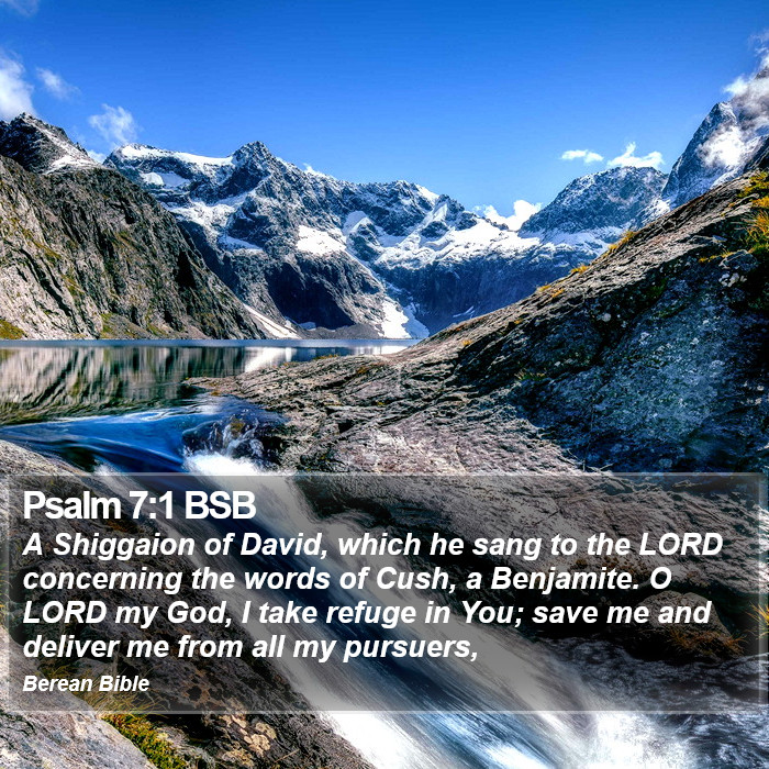 Psalms 7:1 BSB Bible Study