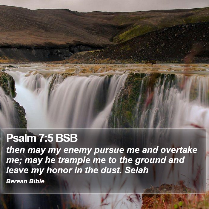 Psalms 7:5 BSB Bible Study