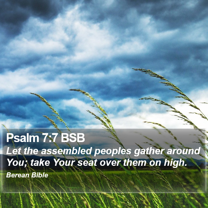 Psalms 7:7 BSB Bible Study