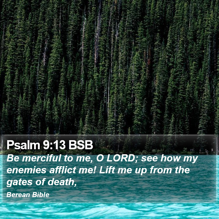 Psalms 9:13 BSB Bible Study