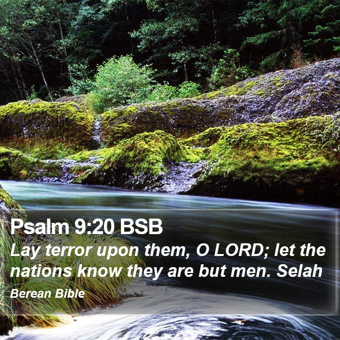 Psalms 9:20 BSB Bible Study