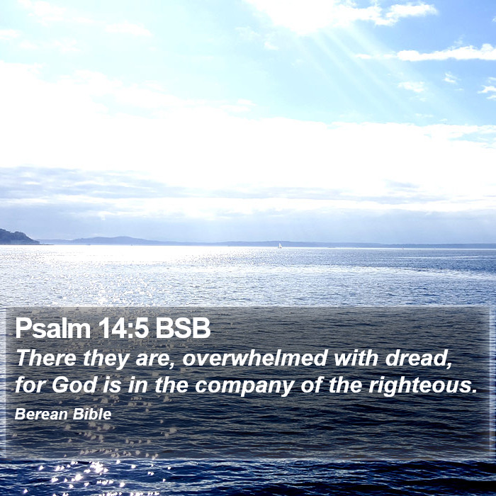 Psalms 14:5 BSB Bible Study