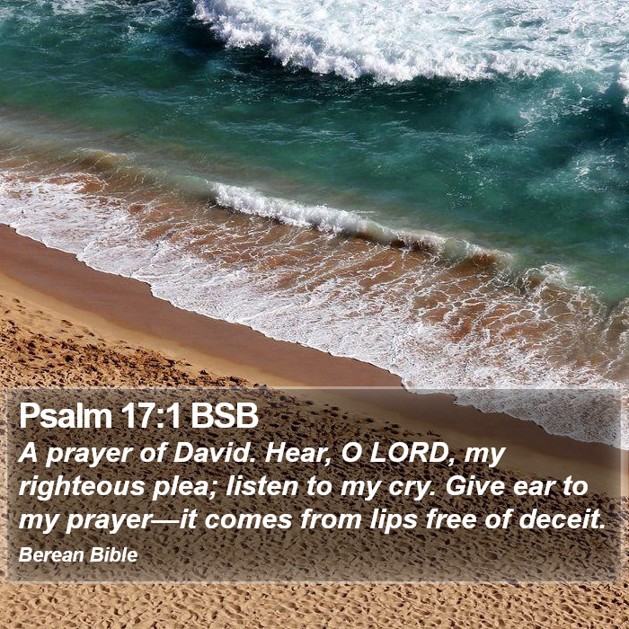 Psalms 17:1 BSB Bible Study