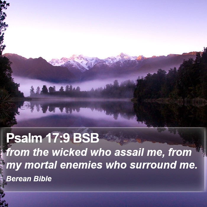 Psalms 17:9 BSB Bible Study