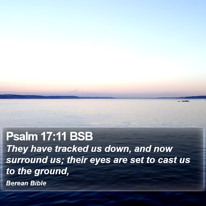 Psalms 17:11 BSB Bible Study