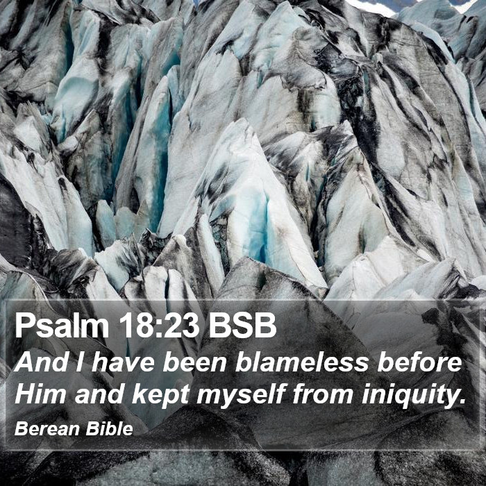 Psalms 18:23 BSB Bible Study