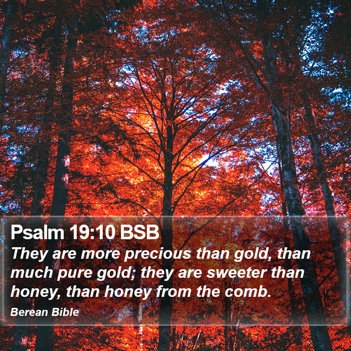 Psalms 19:10 BSB Bible Study