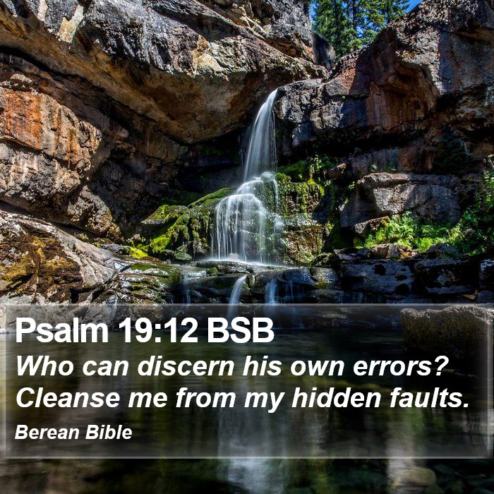 Psalms 19:12 BSB Bible Study