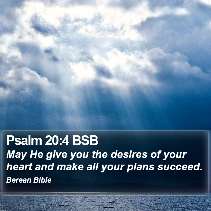 Psalms 20:4 BSB Bible Study