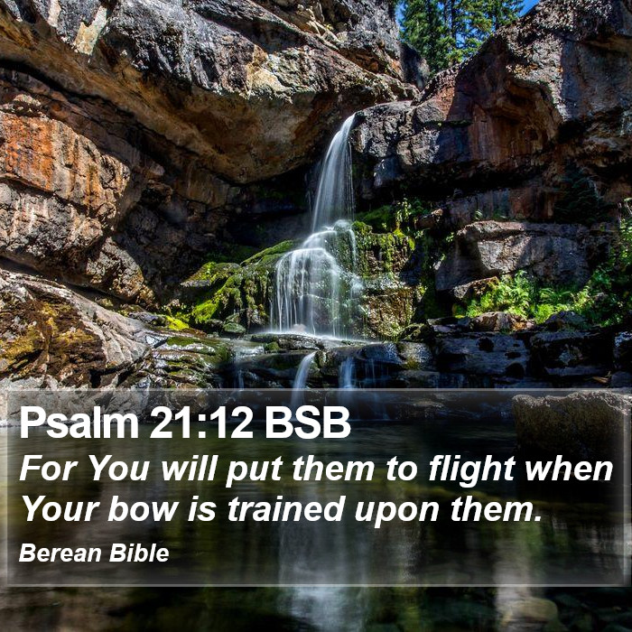 Psalms 21:12 BSB Bible Study