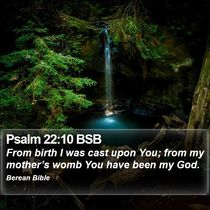 Psalms 22:10 BSB Bible Study